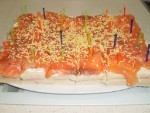 pastel de salmon